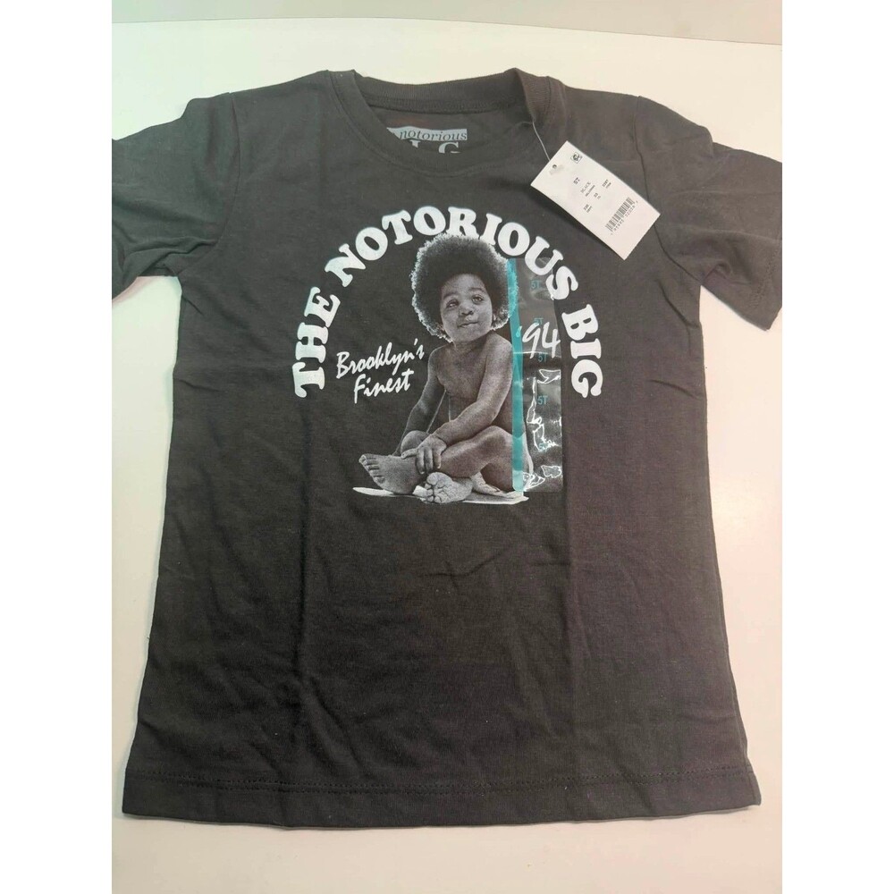 Classic The Notorious B.I.G. toddler graphic tee in Size 5T. Features the iconic